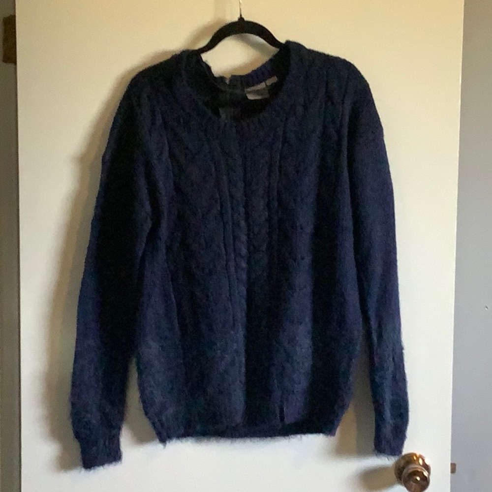 Navy sweater